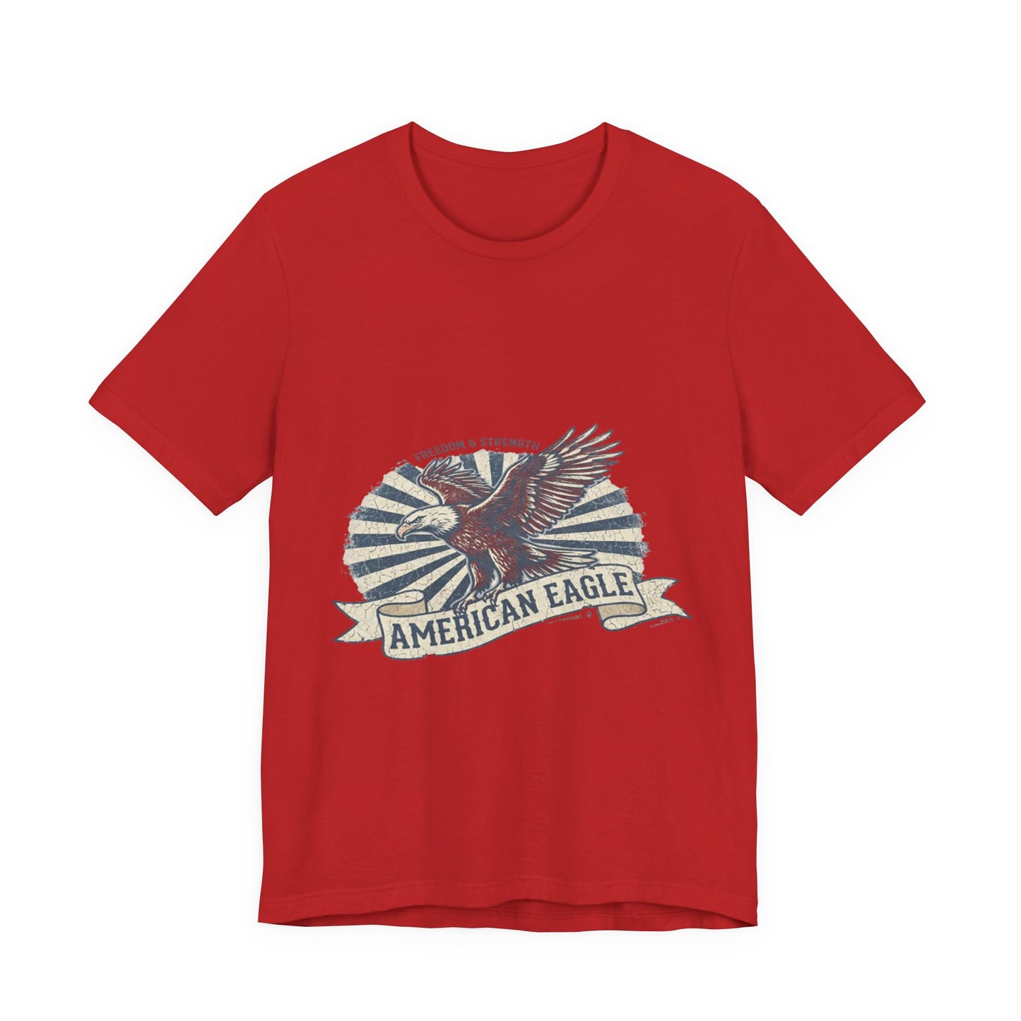 Vintage American Eagle T-Shirt Design, Patriotic USA Eagle Graphic Tee, Retro Distressed American Flag Shirt, 4th of July Unisex Apparel