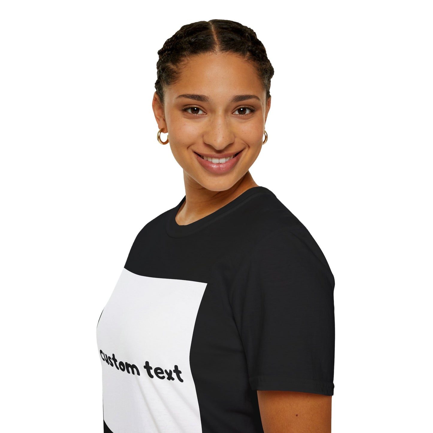 Custom Text T-Shirt — Personalized Tee--Unisex Softstyle T-Shirt