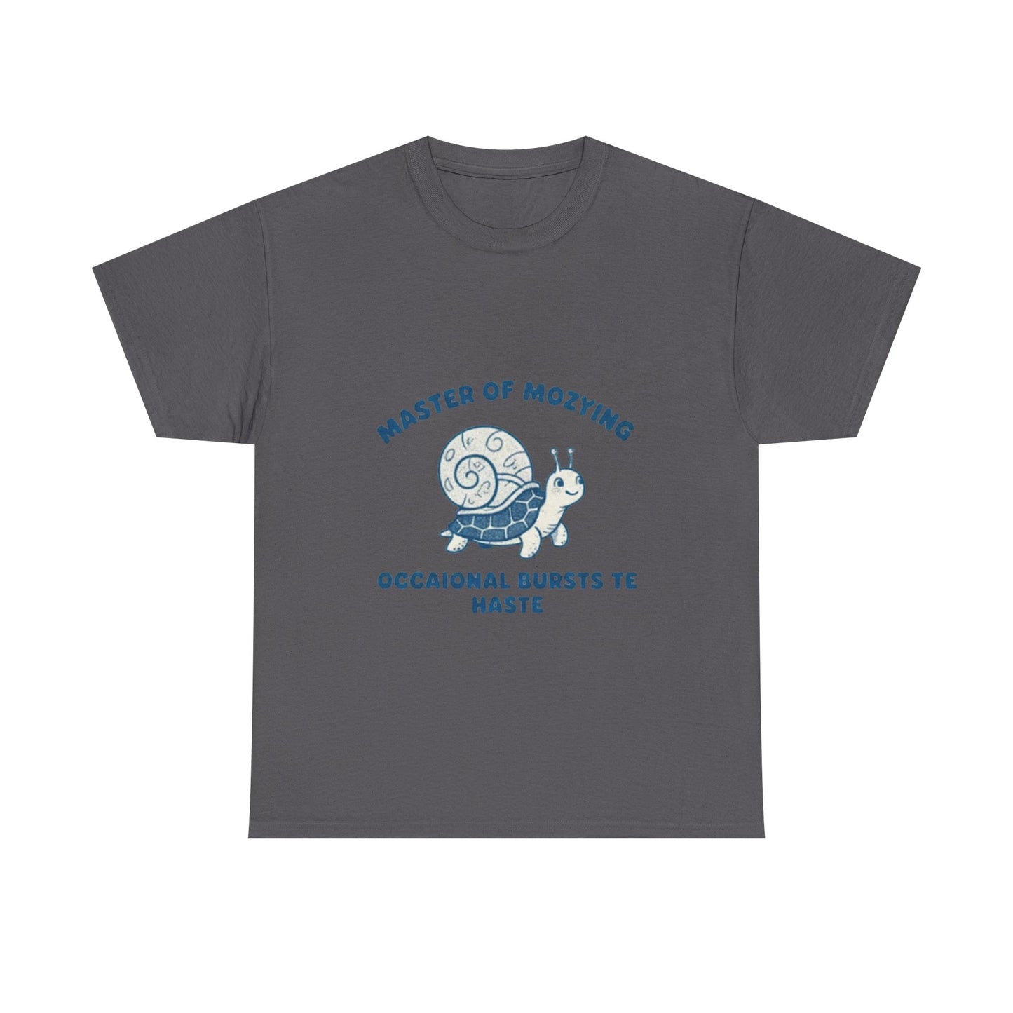 Snail Wizard Illustration Tee | "Master of Mozying" Graphic Shirt