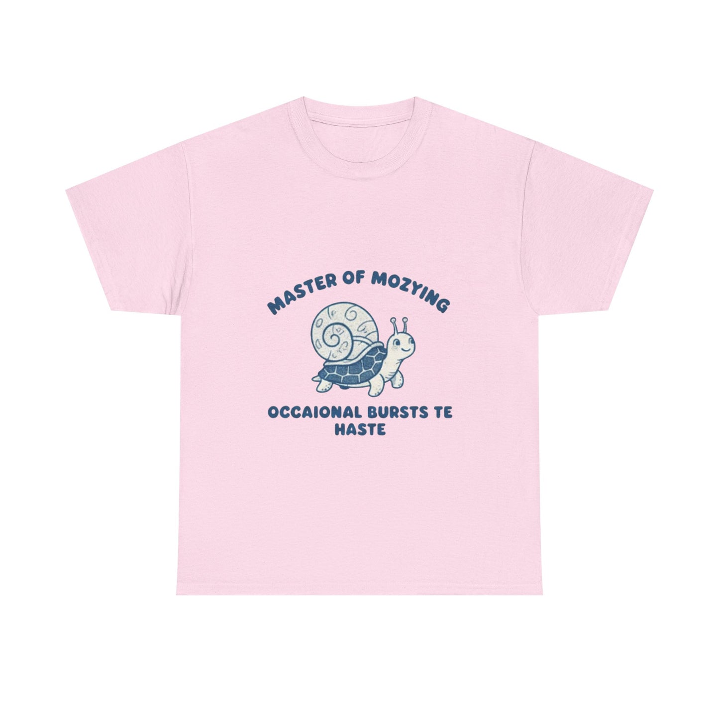 Snail Wizard Illustration Tee | "Master of Mozying" Graphic Shirt