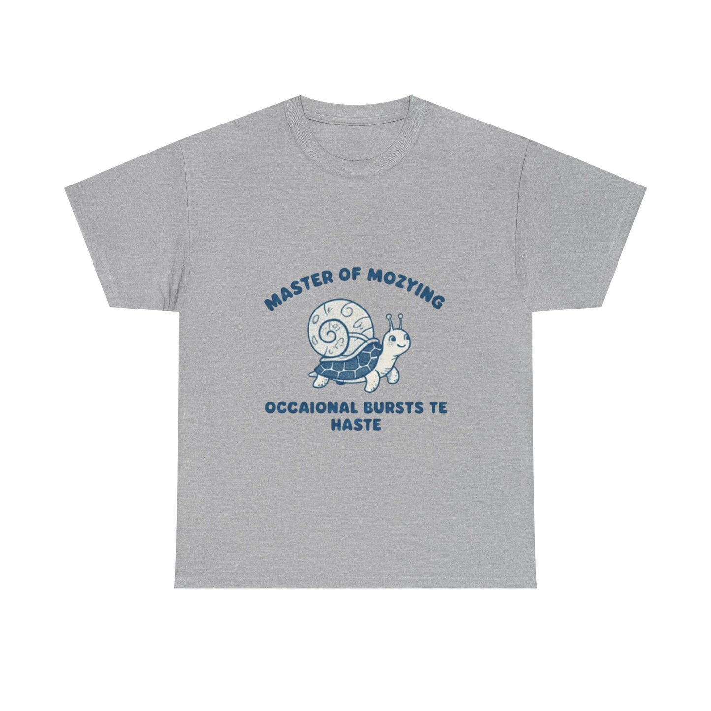 Snail Wizard Illustration Tee | "Master of Mozying" Graphic Shirt