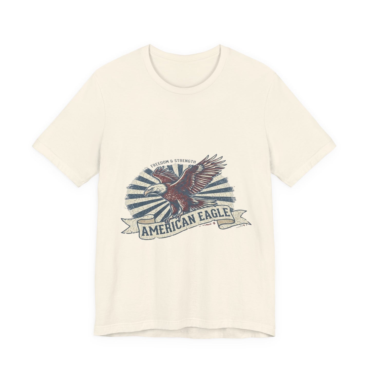 Vintage American Eagle T-Shirt Design, Patriotic USA Eagle Graphic Tee, Retro Distressed American Flag Shirt, 4th of July Unisex Apparel