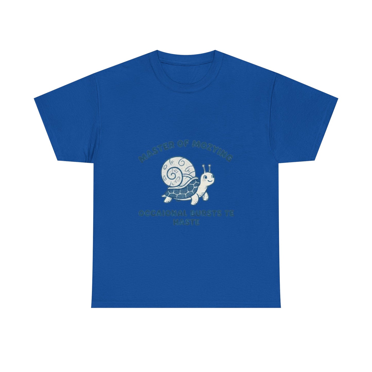 Snail Wizard Illustration Tee | "Master of Mozying" Graphic Shirt
