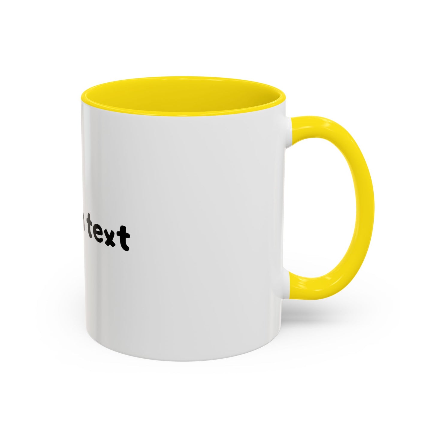 Custom Text Coffee Mug (11, 15oz)