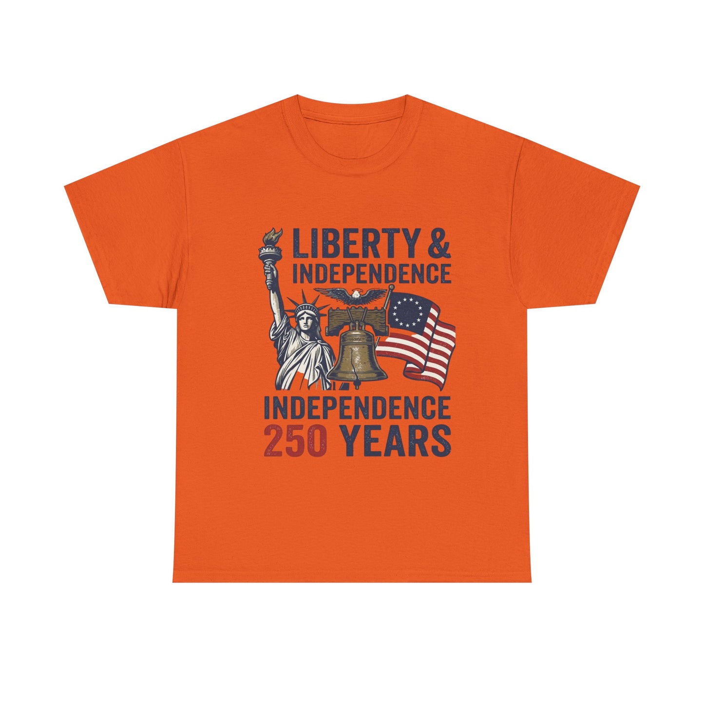 Semiquincentennial Shirt, USA Independence 250 Years T-Shirt, Patriotic America 1776 Tee, 4th of July Liberty Bell Statue of Liberty Gift