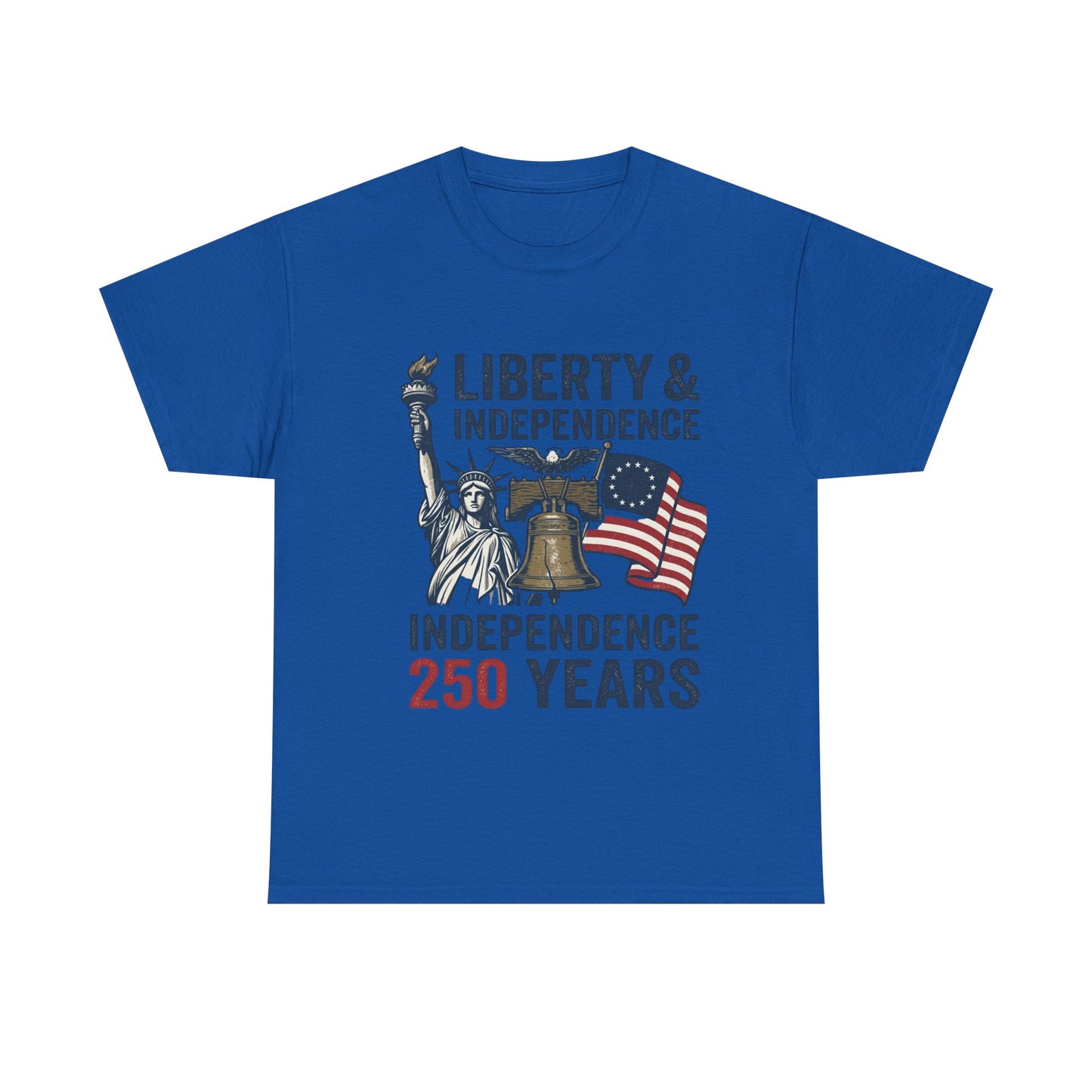 Semiquincentennial Shirt, USA Independence 250 Years T-Shirt, Patriotic America 1776 Tee, 4th of July Liberty Bell Statue of Liberty Gift