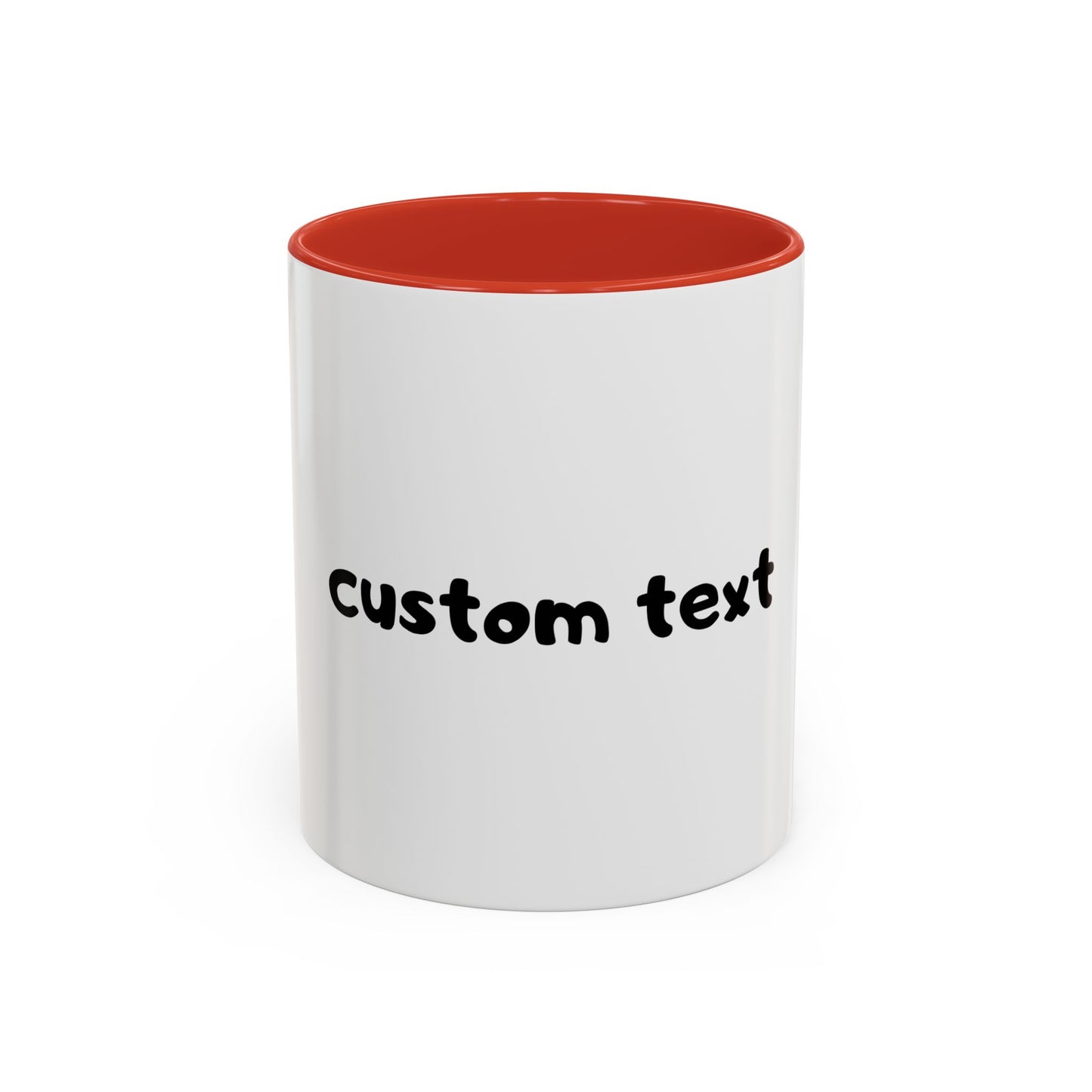 Custom Text Coffee Mug (11, 15oz)