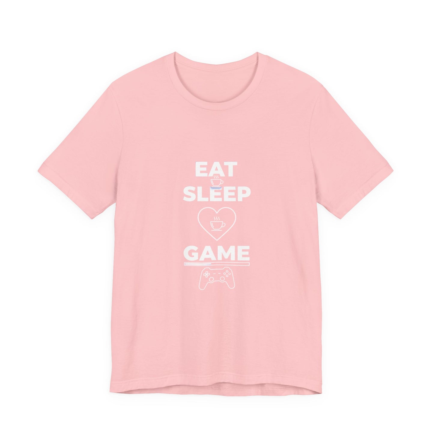 Eat Sleep Game T-Shirt, Coffee Lover Gamer Gift, Funny Video Gaming Shirt, Gamer Life Tee, Gaming Controller Apparel, Gift