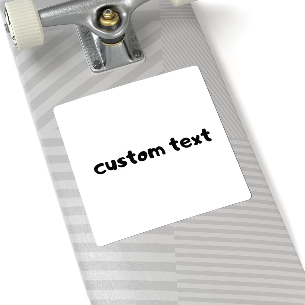 Custom Text Kiss-Cut Sticker – Personalized Name/Message Decal