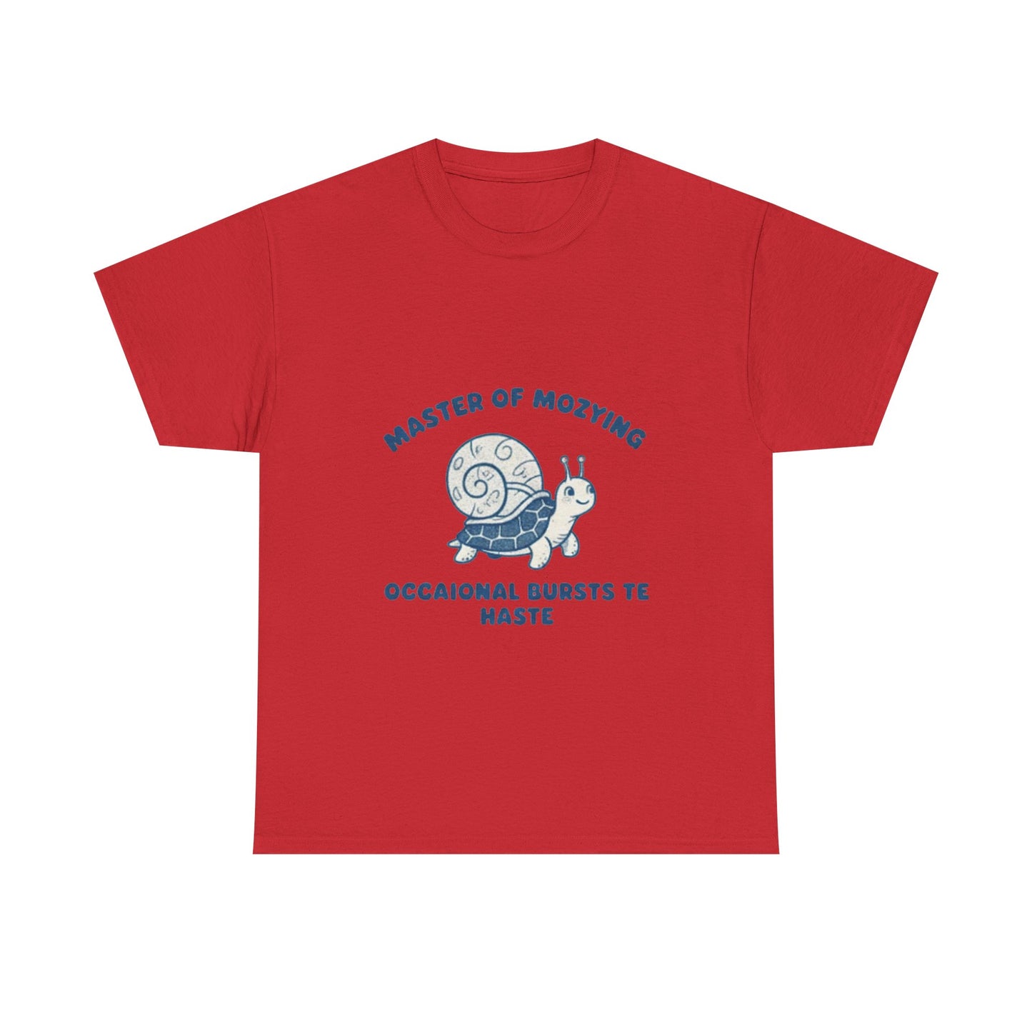 Snail Wizard Illustration Tee | "Master of Mozying" Graphic Shirt
