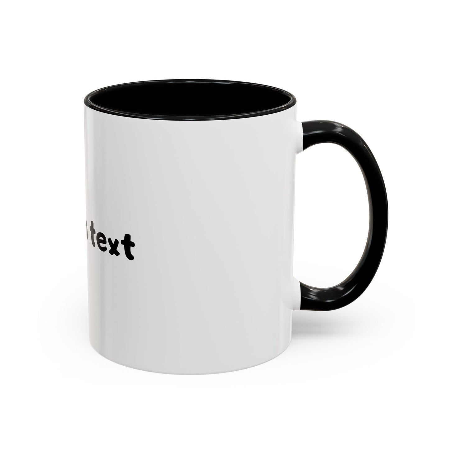 Custom Text Coffee Mug (11, 15oz)