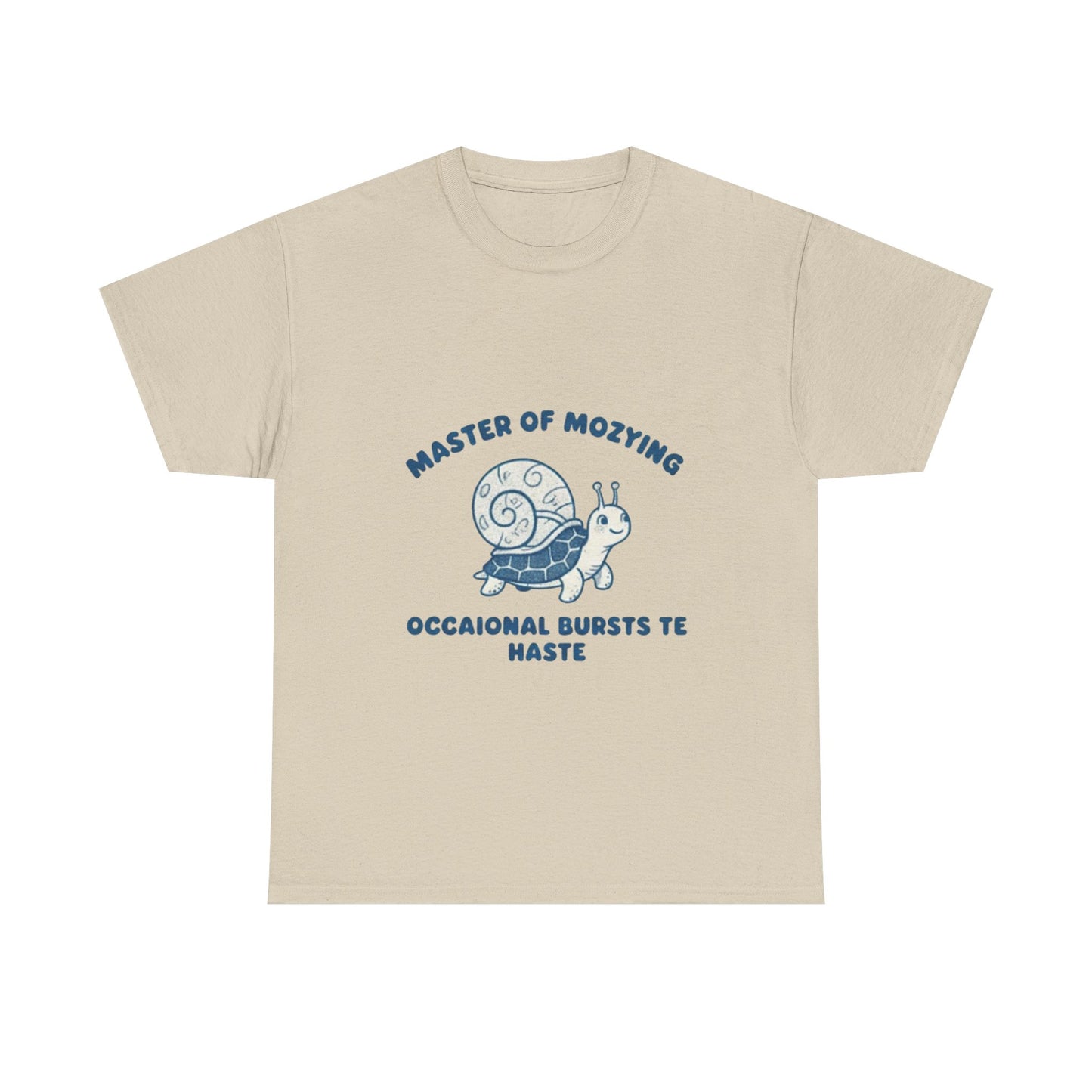 Snail Wizard Illustration Tee | "Master of Mozying" Graphic Shirt
