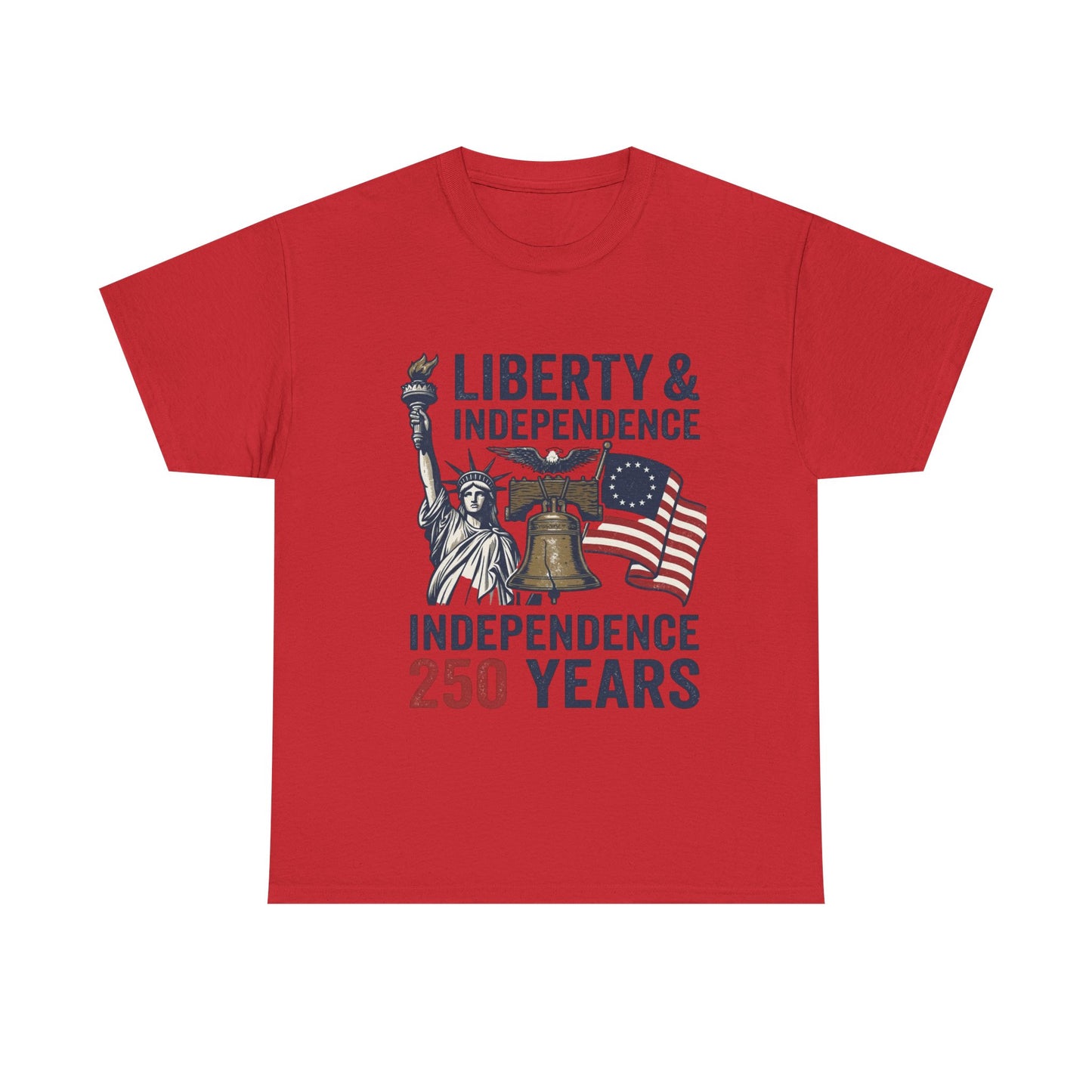 Semiquincentennial Shirt, USA Independence 250 Years T-Shirt, Patriotic America 1776 Tee, 4th of July Liberty Bell Statue of Liberty Gift
