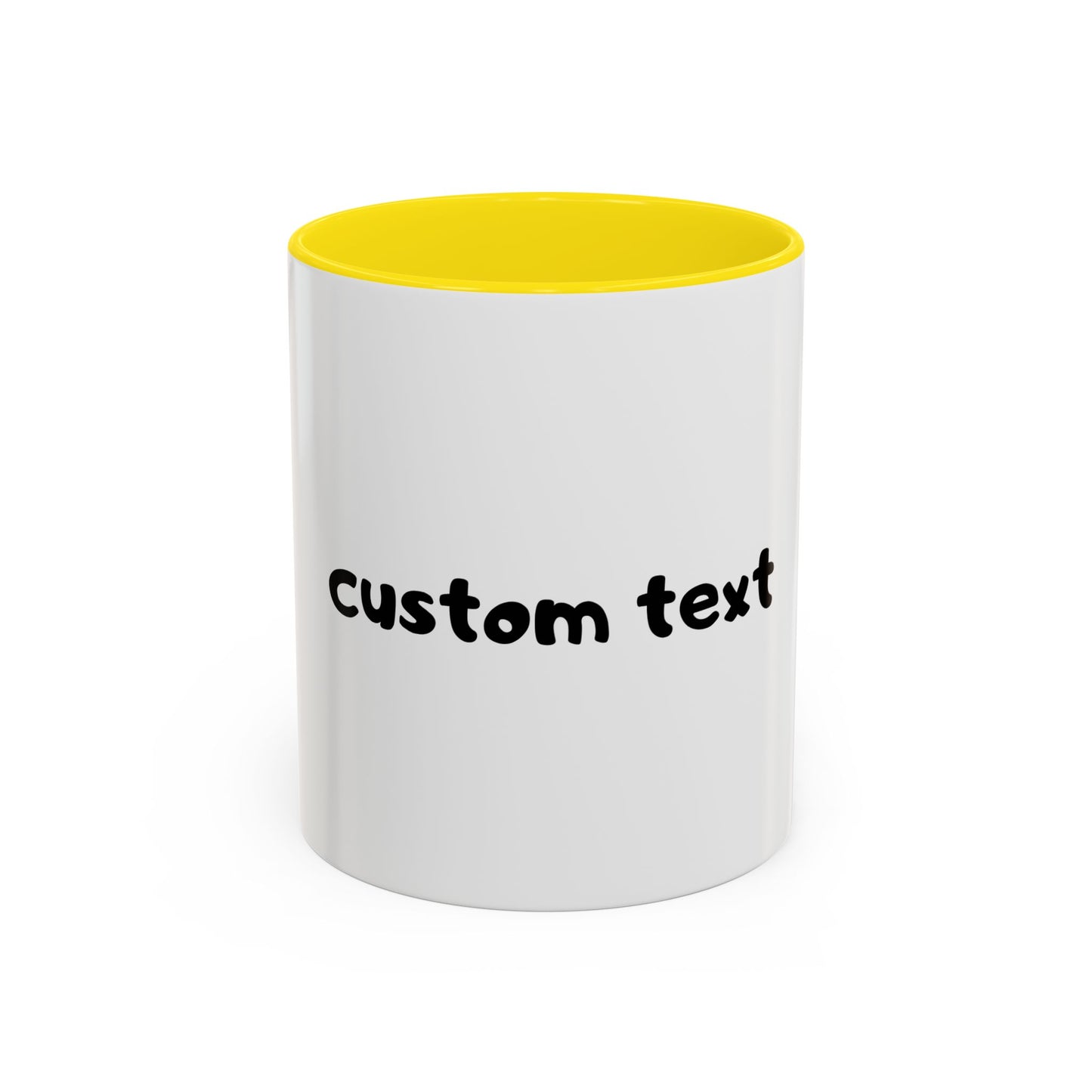 Custom Text Coffee Mug (11, 15oz)