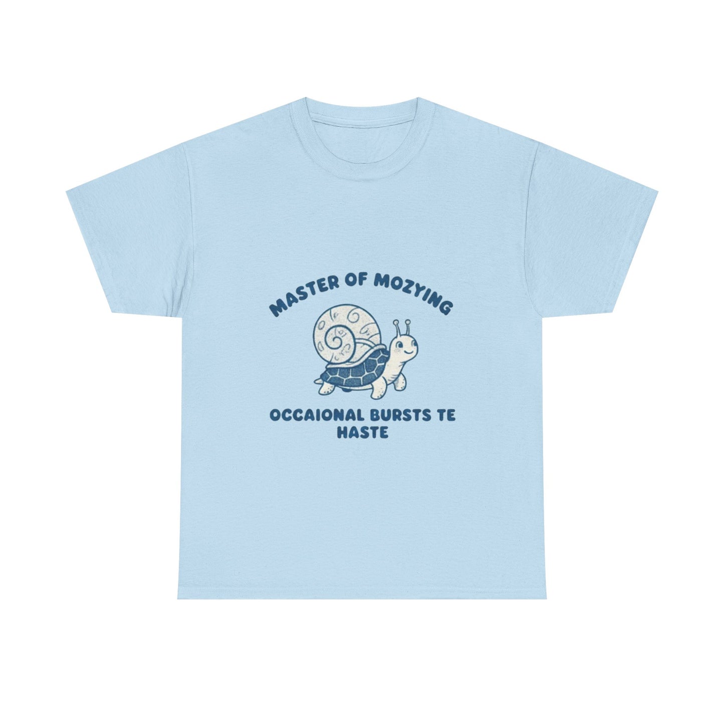 Snail Wizard Illustration Tee | "Master of Mozying" Graphic Shirt