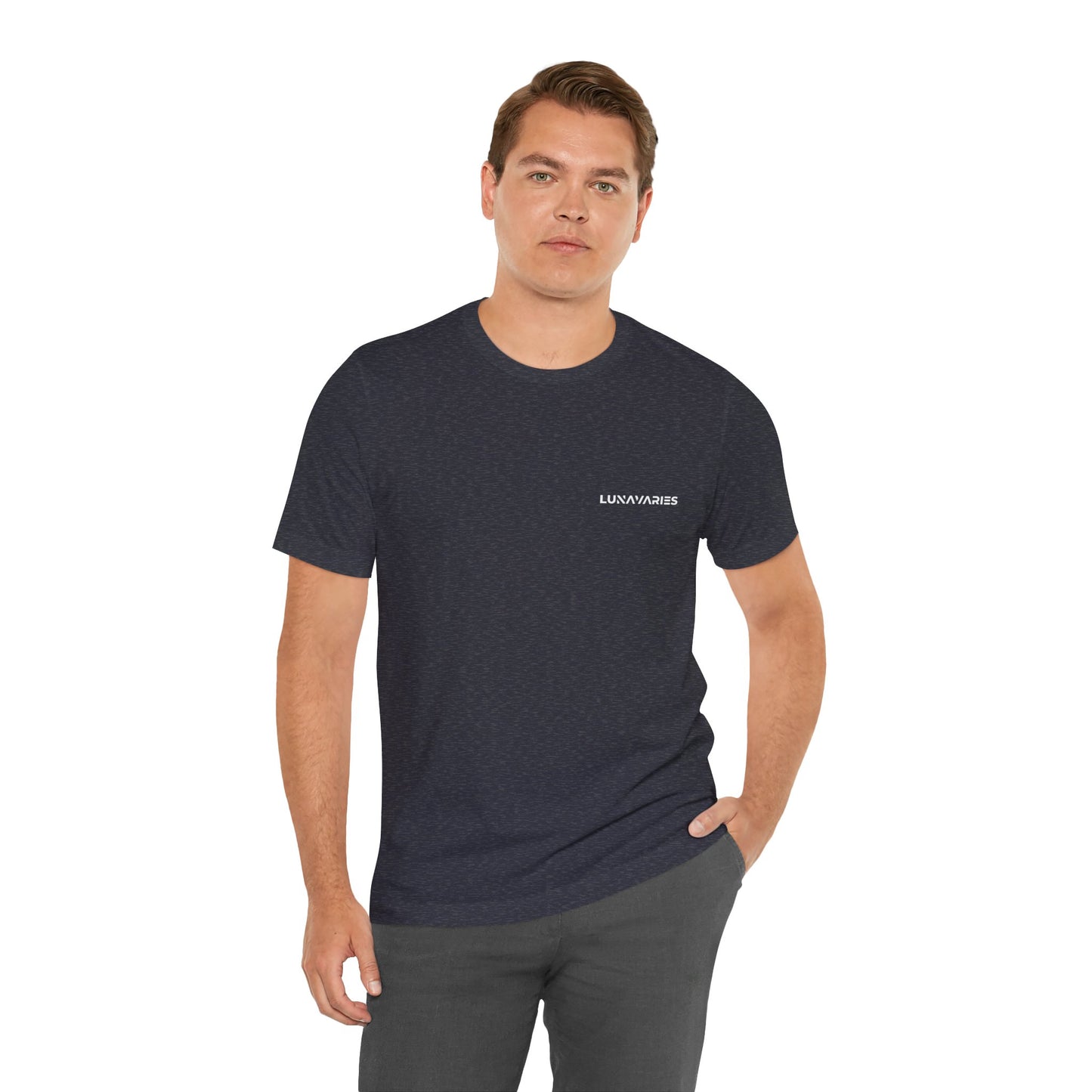 UNISEX Lunavares Minimal Logo T-Shirt — Casual Crewneck Tee