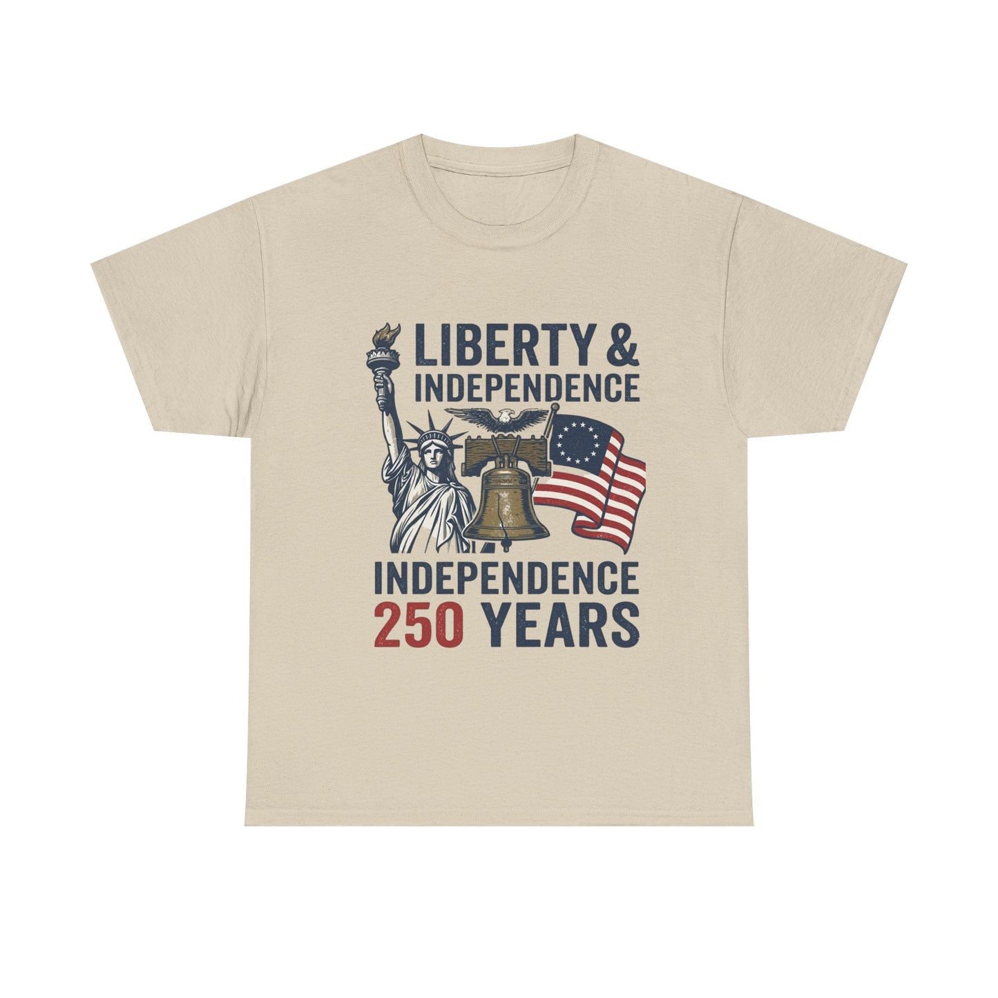 Semiquincentennial Shirt, USA Independence 250 Years T-Shirt, Patriotic America 1776 Tee, 4th of July Liberty Bell Statue of Liberty Gift
