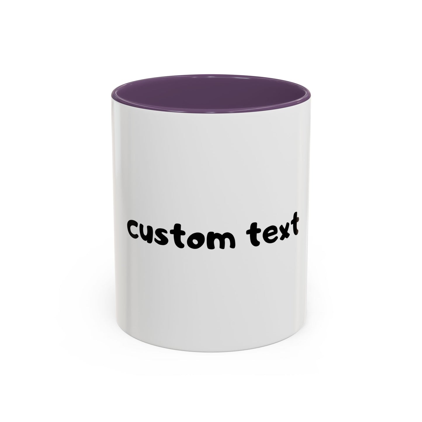 Custom Text Coffee Mug (11, 15oz)
