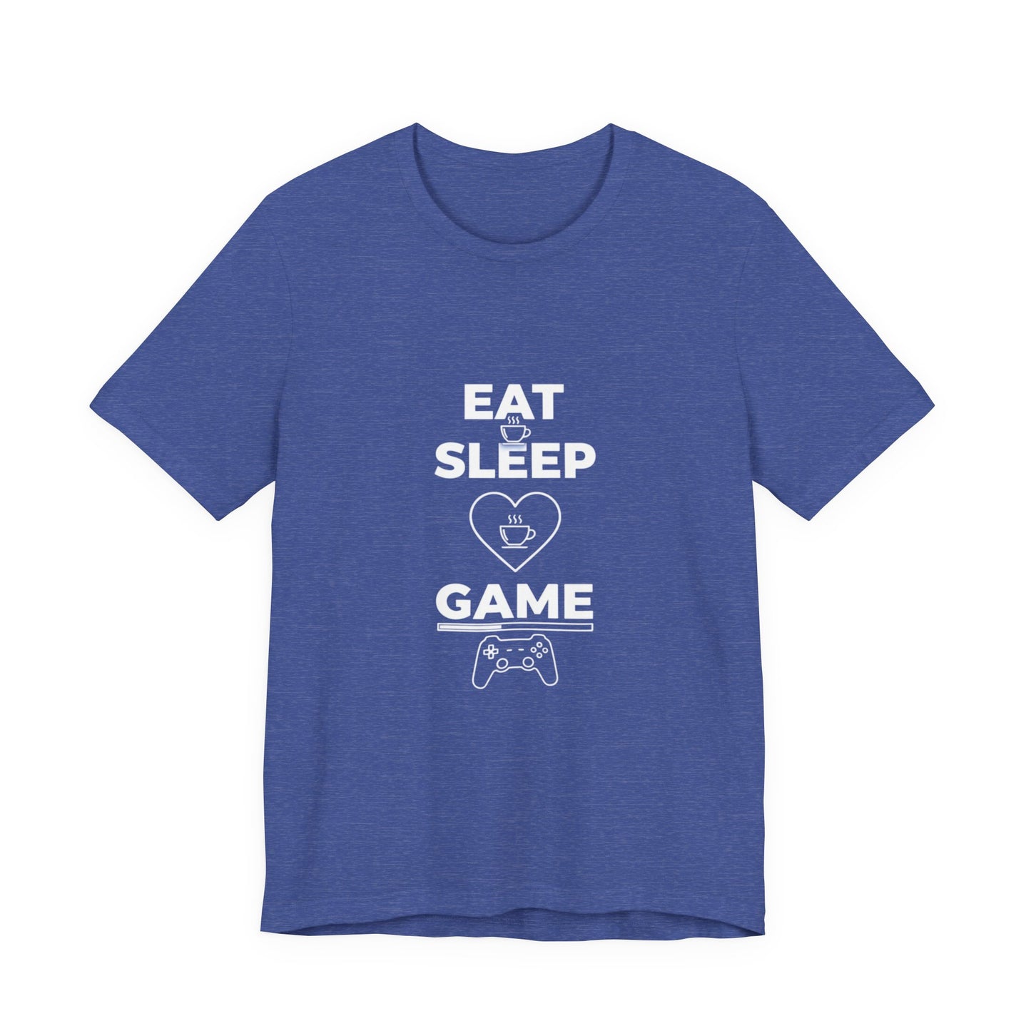 Eat Sleep Game T-Shirt, Coffee Lover Gamer Gift, Funny Video Gaming Shirt, Gamer Life Tee, Gaming Controller Apparel, Gift