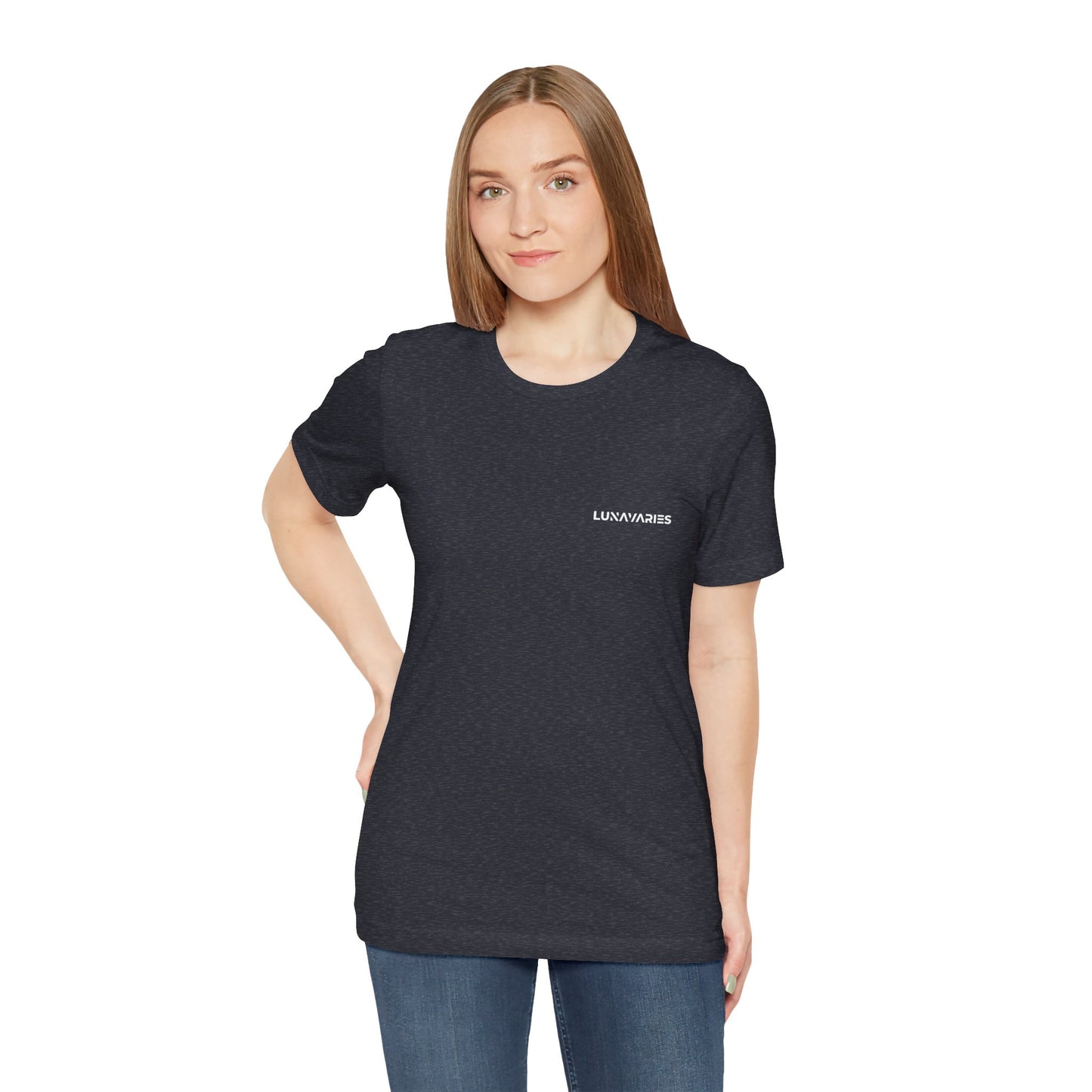 UNISEX Lunavares Minimal Logo T-Shirt — Casual Crewneck Tee