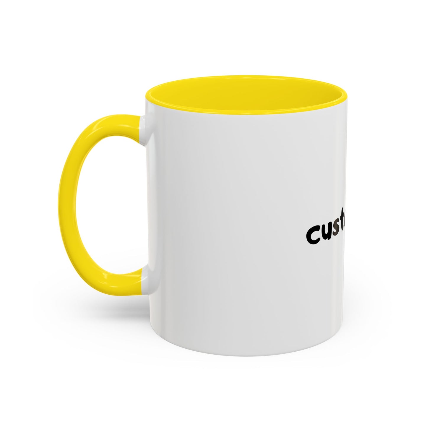 Custom Text Coffee Mug (11, 15oz)