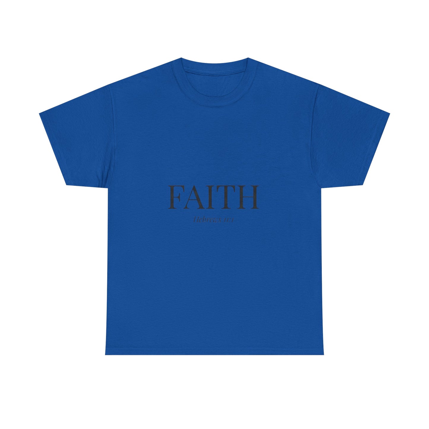 Minimalist FAITH T-Shirt, Hebrews 11:1 Bible Verse Shirt, Christian Gift for Women, Beige Aesthetic Faith Tee, Religious Scripture Clothing