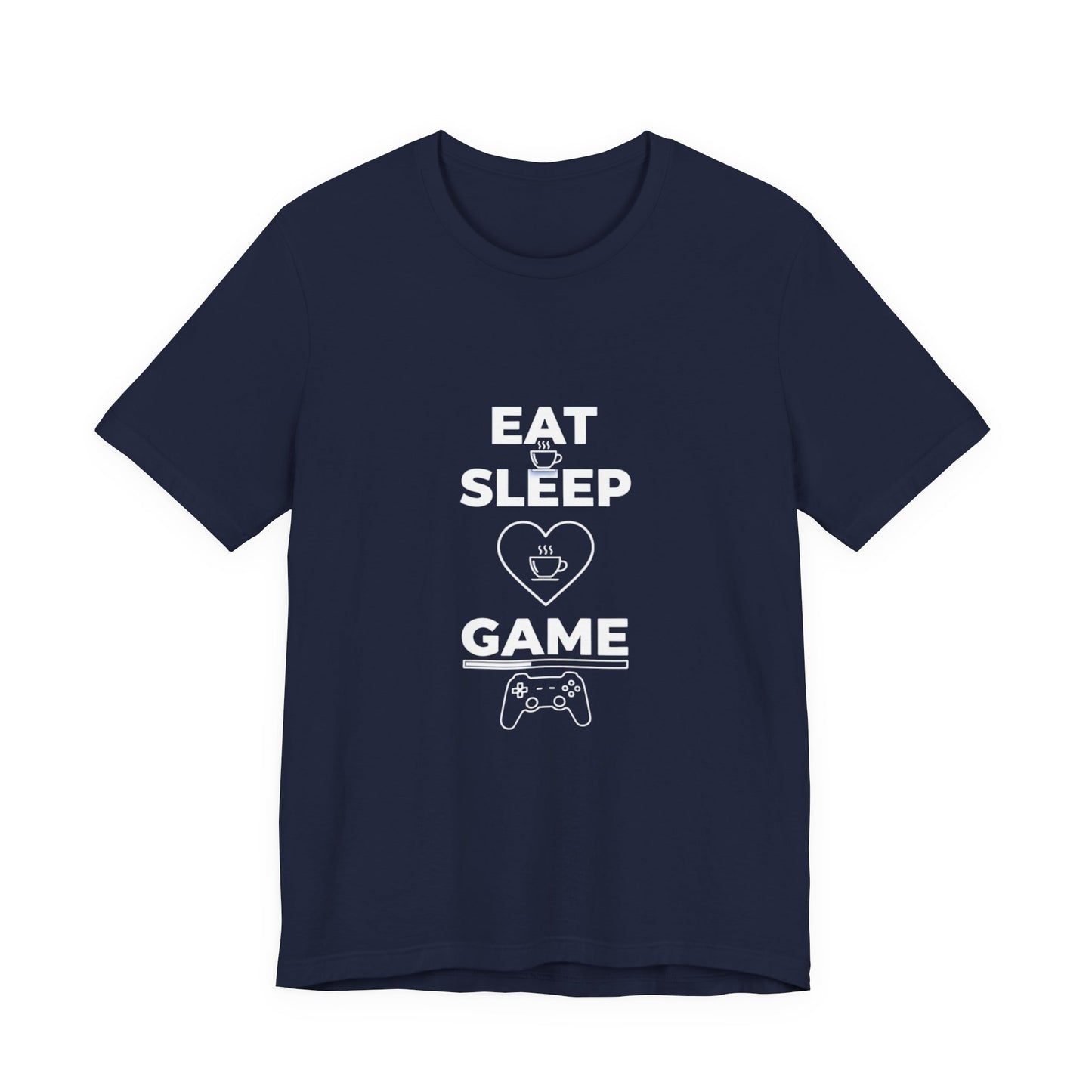Eat Sleep Game T-Shirt, Coffee Lover Gamer Gift, Funny Video Gaming Shirt, Gamer Life Tee, Gaming Controller Apparel, Gift