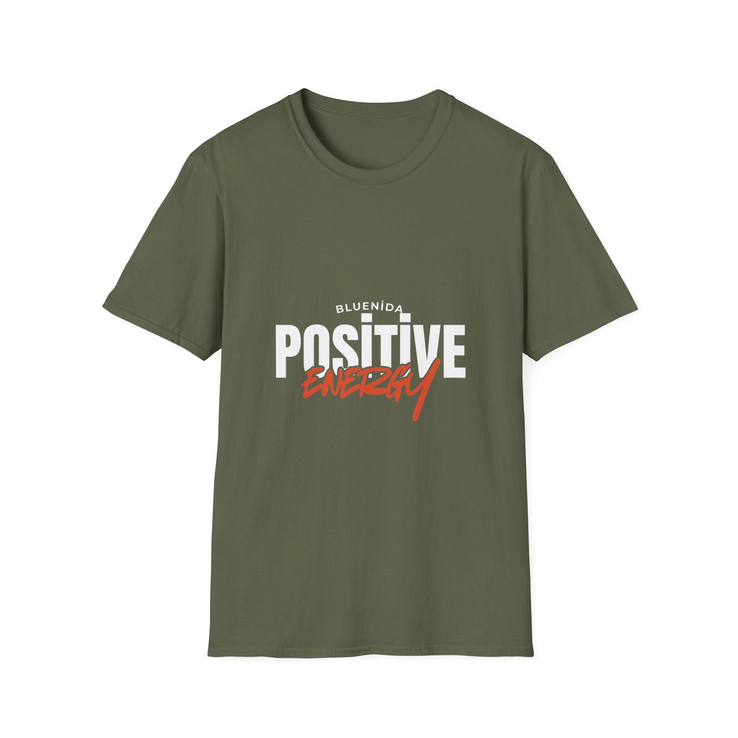 Positive Energy T-Shirt | Motivational Typographic Design