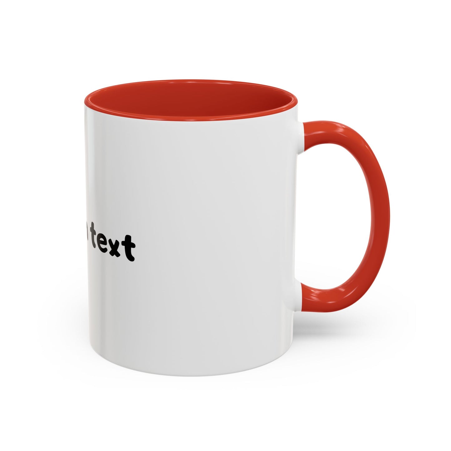 Custom Text Coffee Mug (11, 15oz)