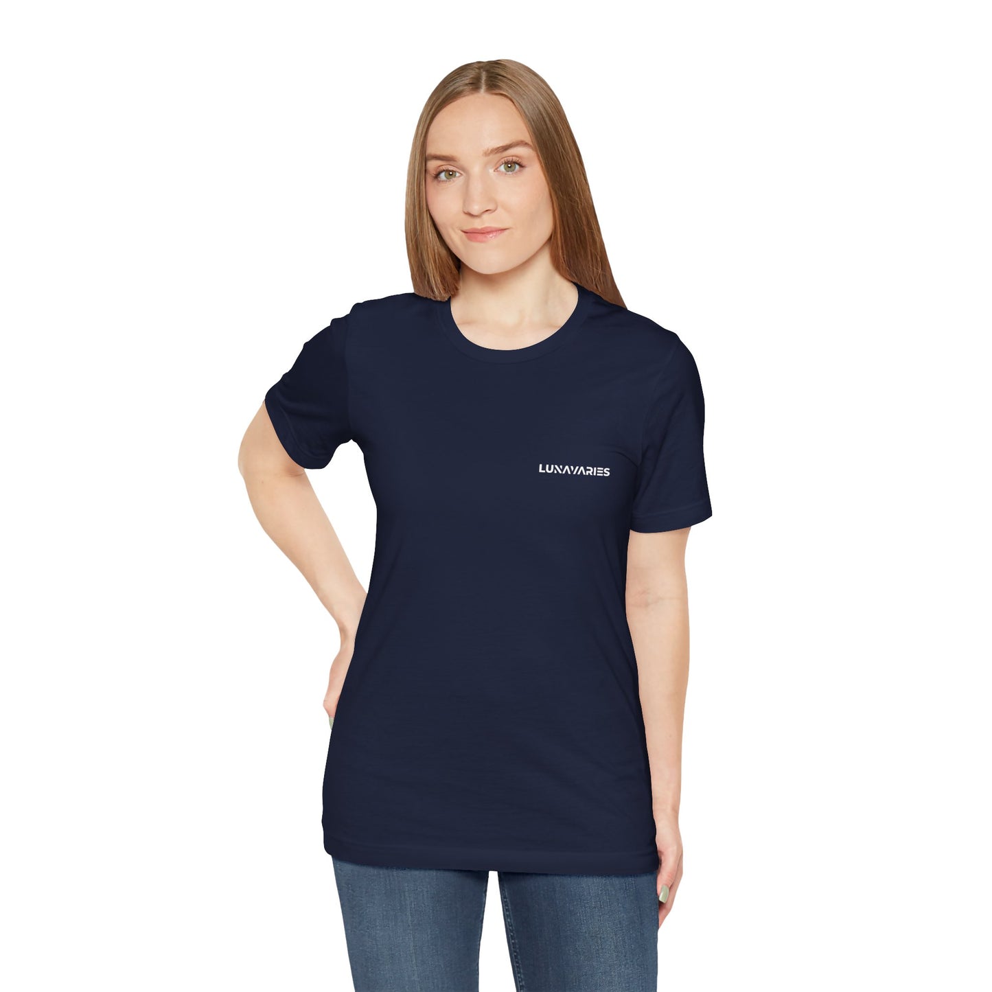 UNISEX Lunavares Minimal Logo T-Shirt — Casual Crewneck Tee