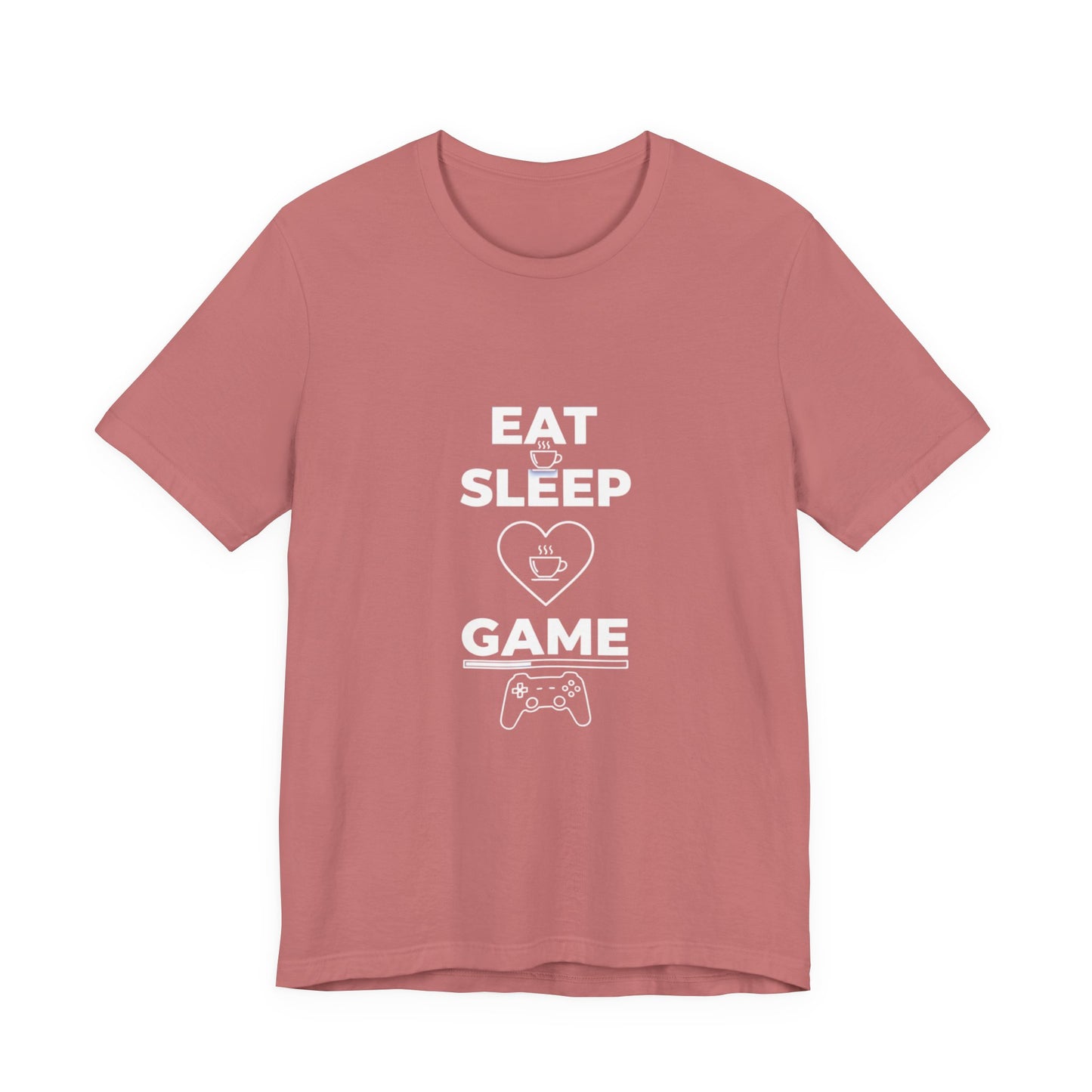 Eat Sleep Game T-Shirt, Coffee Lover Gamer Gift, Funny Video Gaming Shirt, Gamer Life Tee, Gaming Controller Apparel, Gift