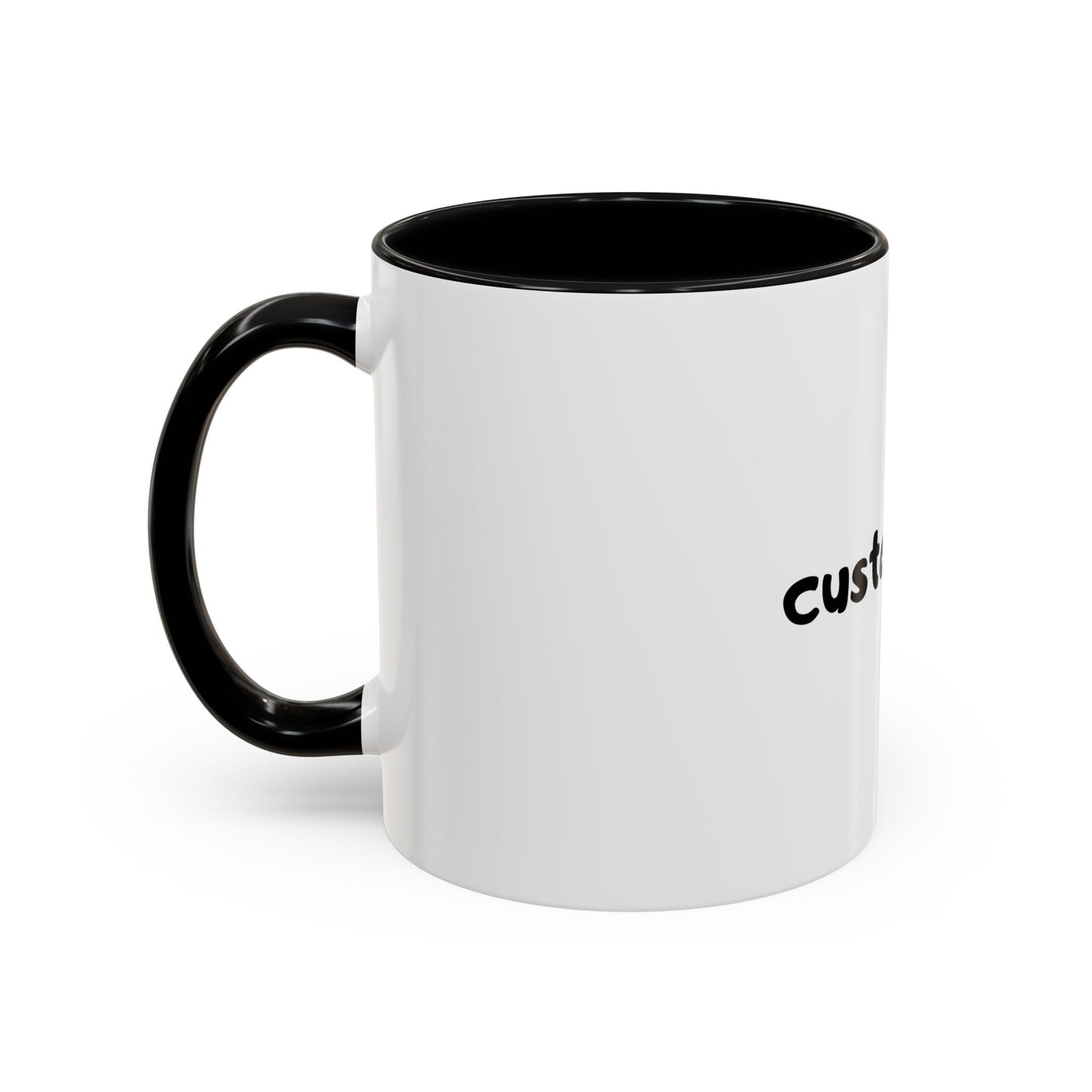 Custom Text Coffee Mug (11, 15oz)