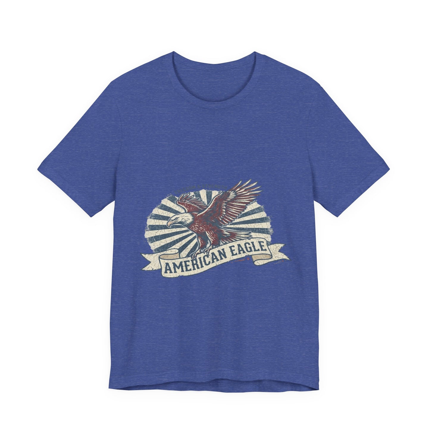 Vintage American Eagle T-Shirt Design, Patriotic USA Eagle Graphic Tee, Retro Distressed American Flag Shirt, 4th of July Unisex Apparel