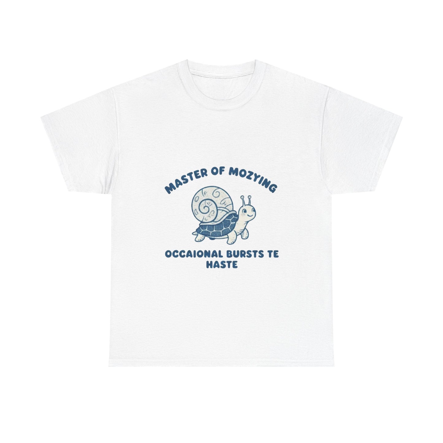 Snail Wizard Illustration Tee | "Master of Mozying" Graphic Shirt