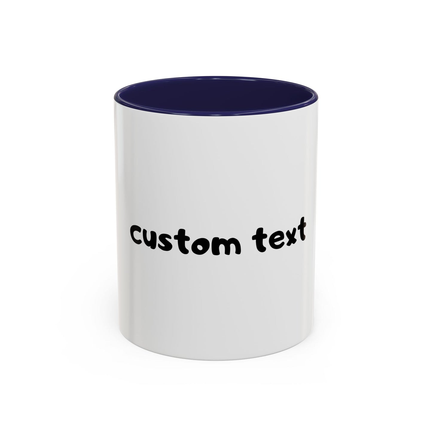 Custom Text Coffee Mug (11, 15oz)