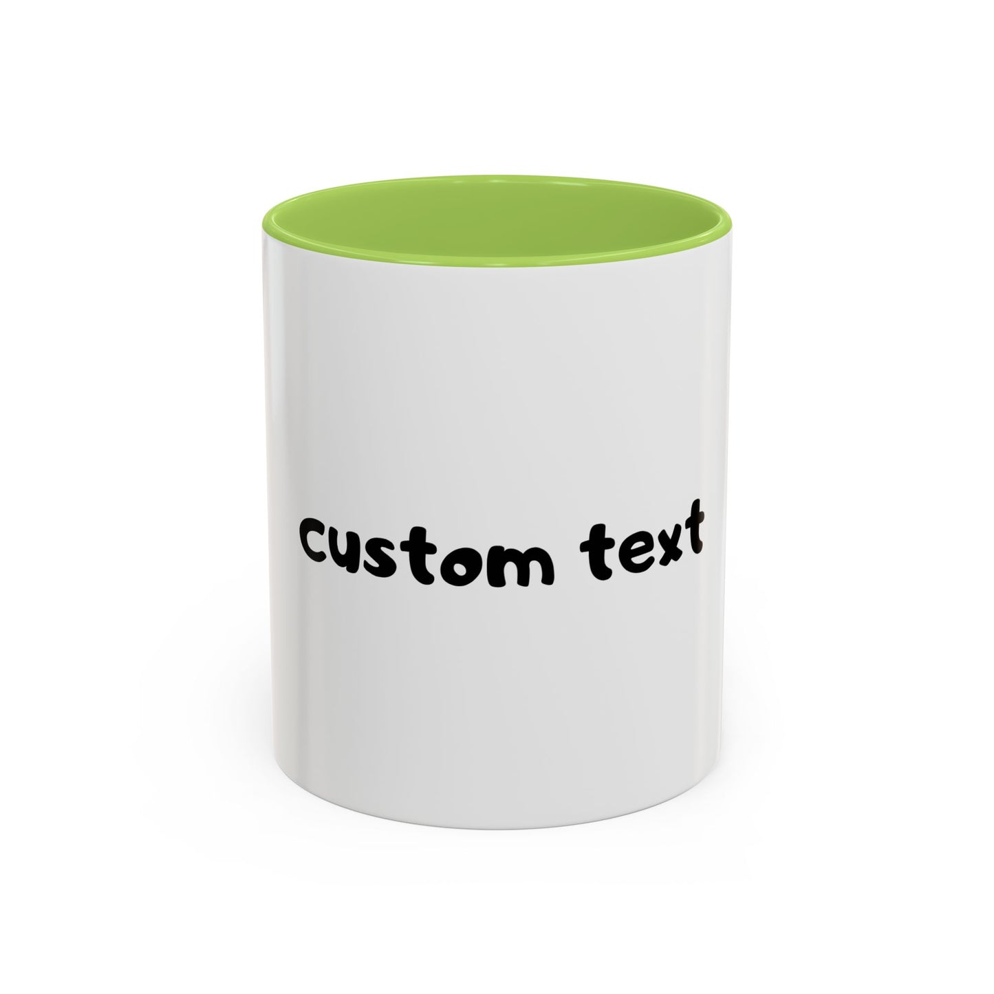 Custom Text Coffee Mug (11, 15oz)