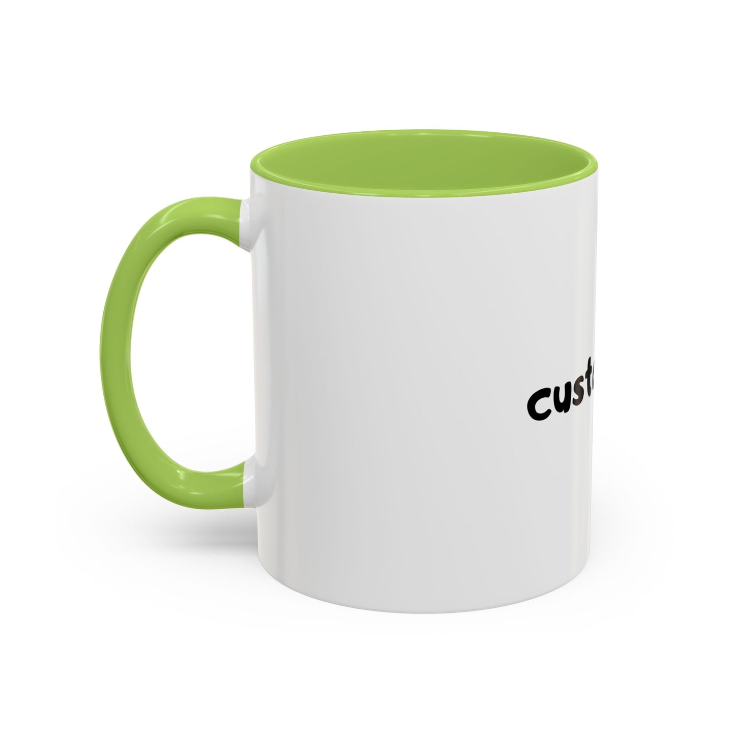 Custom Text Coffee Mug (11, 15oz)