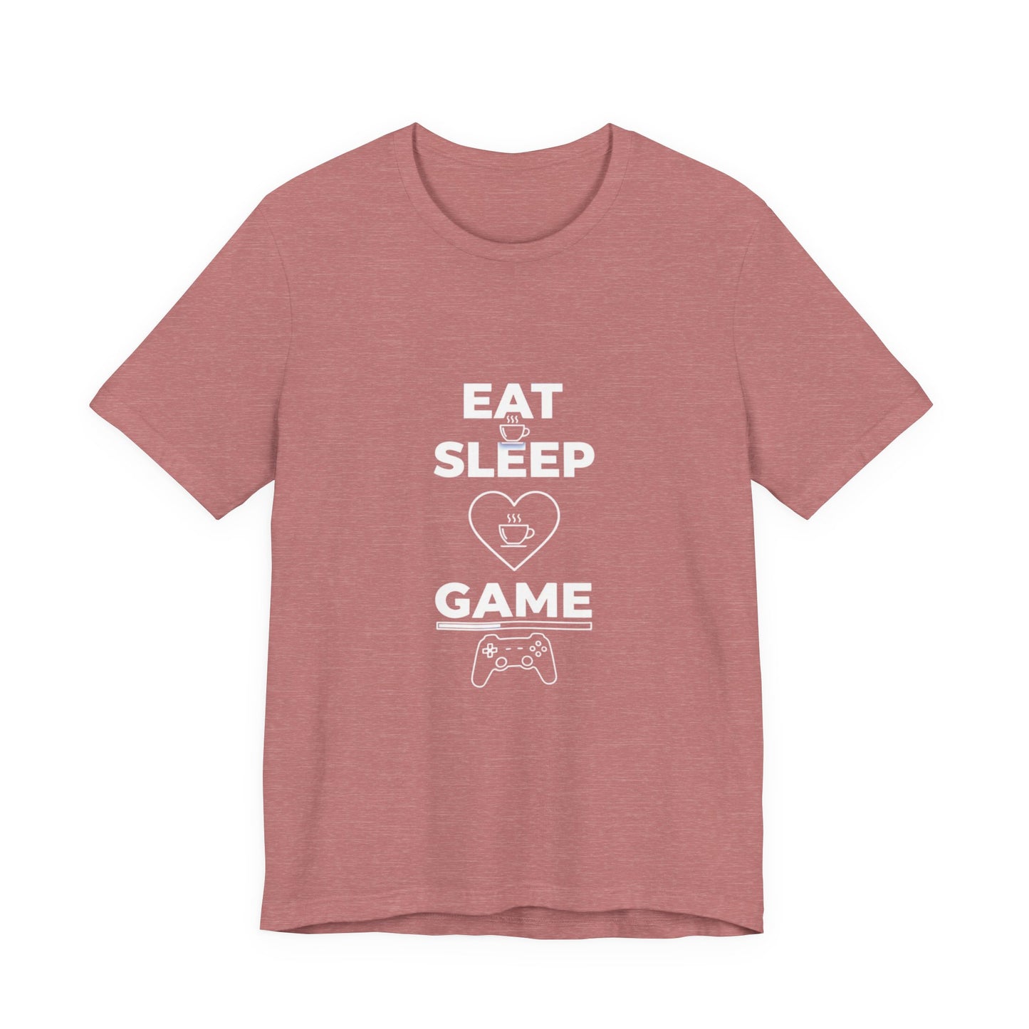 Eat Sleep Game T-Shirt, Coffee Lover Gamer Gift, Funny Video Gaming Shirt, Gamer Life Tee, Gaming Controller Apparel, Gift
