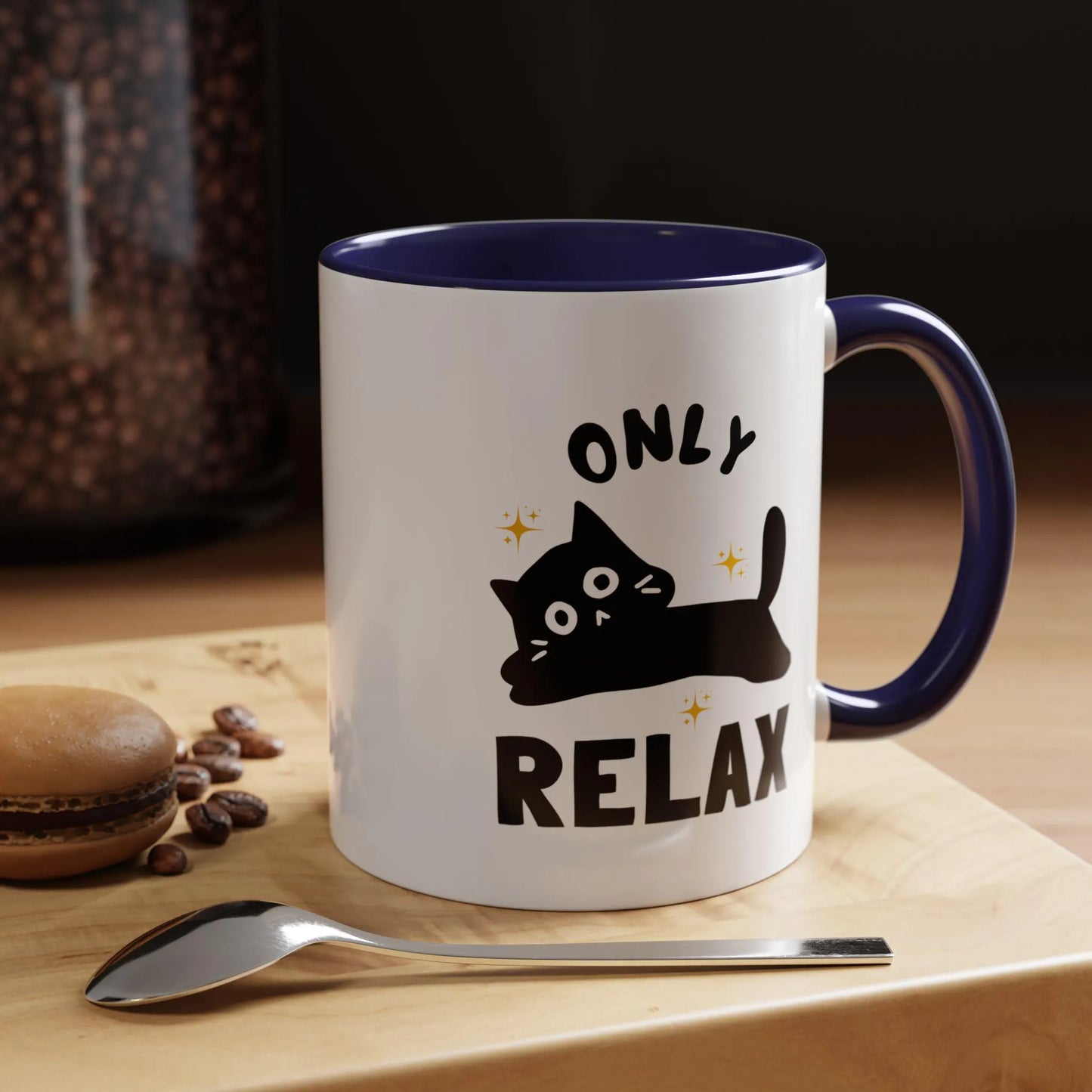 Only Relax Cat Mug | Accent Coffee Mug 11oz 15oz
