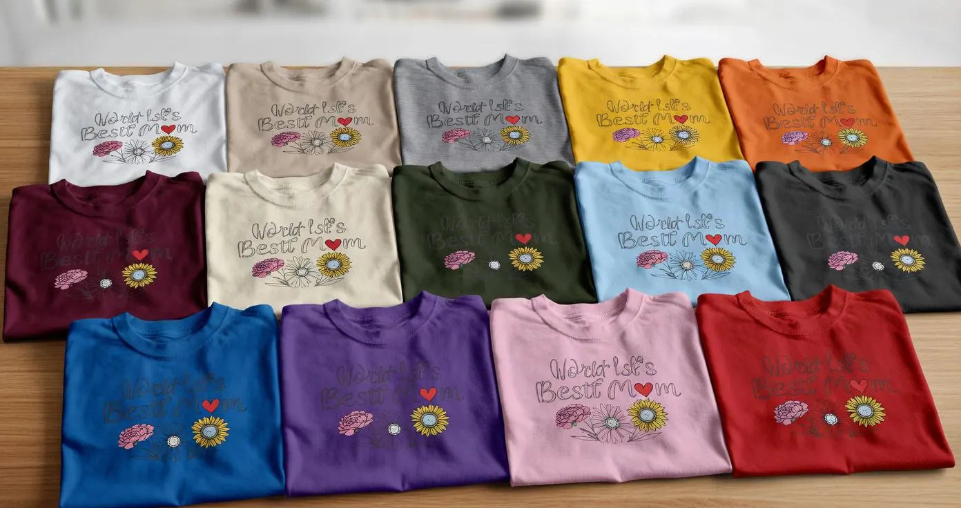 Best Mom Ever Shirt Mothers Day Gift Tee Floral Mom T Shirt Cute Mama Graphic Top Gift for Mom Spring Flowers Mom Shirt