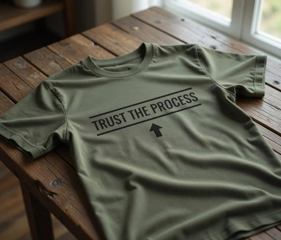 Trust The Process tee | Motivational Arrow T-Shirt